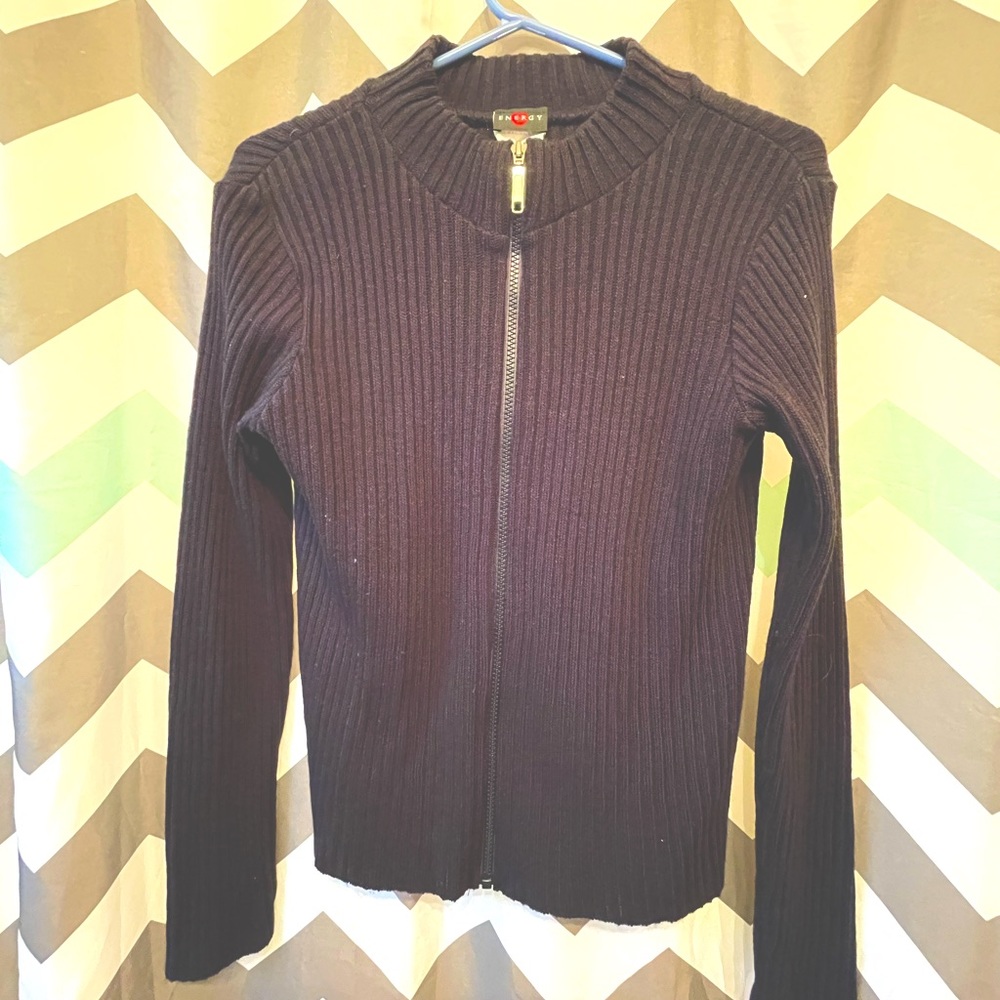 Black zip up by Energy